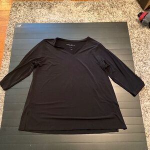 Susan Graver Modern Essentials Petite Liquid Knit Tunic